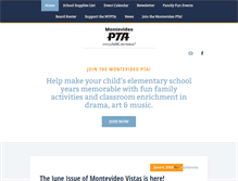 Tablet Screenshot of montevideopta.org